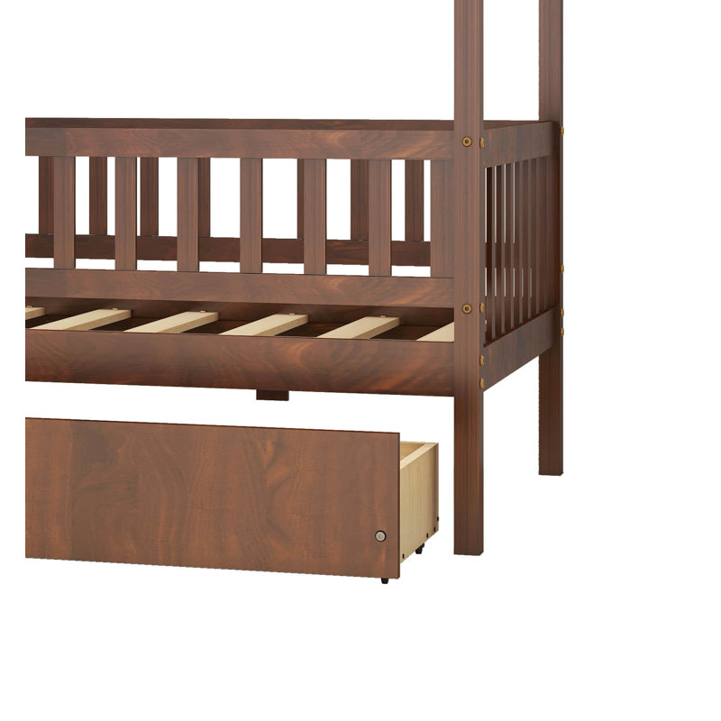 Gracie Oaks Hann Kids House Bed Wayfair